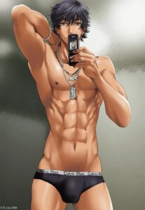 Rating: Explicit Score: 0 Tags: 1boy abs arms_behind_head arms_up black_hair black_underwear bracelet briefs brown_nipples bulge calvin_klein closed_mouth clothes color ear_piercing eight_pack front_view hair hand_on_neck holding holding_phone human human_only jewelry male male_only muscles muscular muscular_male navel necklace nipples open_eyes phone picture piercing rule34 selfie short_hair six_pack solo standing taking_photo tan_skin text toned toned_body toned_male topless uncensored underwear y_ozu User: bunchy7s
