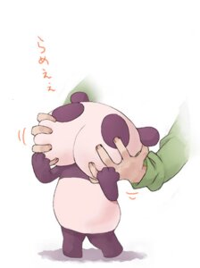 Rating: Questionable Score: 0 Tags: ambiguous_gender anthro bear butt butt_grab disembodied_hand duo e621 giant_panda hand_on_butt human mammal nakashima723 simple_background solo_focus white_background User: bunchy7s