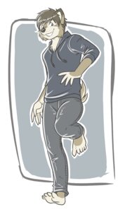 Rating: Safe Score: 0 Tags: analon_(artist) anthro brown_hair canid canine canis clothing clothing_cord domestic_dog drawstring drawstring_topwear e621 hair hoodie johnny_boy male mammal pose smile solo topwear User: bunchy7s