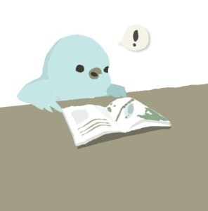 Rating: Safe Score: 0 Tags: 2011 ambiguous_gender avian beak bird blue_body blue_feathers book branch dot_eyes e621 exclamation_point feathers feral low_res on_branch open_mouth pinopino reading simple_background simple_eyes solo speech_bubble surprised white_background User: bunchy7s