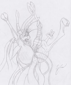 Rating: Explicit Score: 0 Tags: 2012 4_fingers absurd_res alien anal anal_penetration antennae_(anatomy) anus bodily_fluids butt cum cumshot e621 ejaculation erection feet fingers genital_fluids genitals hi_res hindpaw horn intersex knot magnificent-arsehole maleherm membrane_(anatomy) nude open_mouth orgasm paws penetration penis scalie sex sketch solo tentacles toes unknown_species vulva webbed_feet wet User: bunchy7s