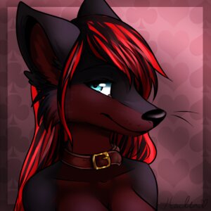 Rating: Safe Score: 0 Tags: 1:1 2014 anthro black_body black_fur black_hair black_nose blue_eyes breasts canid canine collar deoso_kyoto e621 female fox fur hair long_hair looking_at_viewer mammal multicolored_hair nude red_body red_fur red_hair smile solo taykoe User: bunchy7s