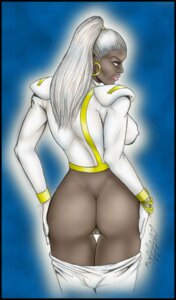 Rating: Explicit Score: 0 Tags: 1girls abstract_background ass bare_ass black_female bottomless bracelet bracelets brown_skin closed_mouth clothes clothing color colored costume dark-skinned_female dark_skin earring exposed_ass exposed_pussy female female_focus female_only gloves hair hand_on_hip hands_on_hips hoop_earrings jewelry long_hair long_sleeves looking_back marvel marvel_comics mutant mutant_(marvel) nipple_bulge no_panties no_pupils nudity open_eyes ororo_munroe outfit pants pants_down pink_lips pittman ponytail pussy rule34 shoulder_pads signature solo standing storm_(x-men) straight_hair superheroine tied_hair uncensored uniform vagina white_eyes white_hair x-men User: bunchy7s