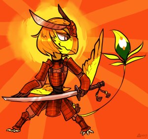 Rating: Safe Score: 0 Tags: anthro armor avian bird breastplate chibi cuirass digitigrade e621 feathers gorget greaves headpiece holding_melee_weapon holding_object holding_sword holding_weapon kaven laminar_armor male melee_weapon nevrean nonus samurai solo spaulder sword tassets vambrace warrior weapon User: bunchy7s