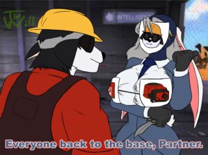 Rating: Questionable Score: 0 Tags: anthro big_breasts breasts bunner canid canine canis clothed clothing dialogue digital_media_(artwork) disguise dispenser_(team_fortress_2) domestic_dog duo e621 ellipsis engineer_(team_fortress_2) english_text female fully_clothed husky knife lagomorph leporid machine male mammal nordic_sled_dog rabbit robot sentry_gun_(team_fortress_2) spitz spy_(team_fortress_2) team_fortress_2 text thewill turret valve valve_corporation weapon User: bunchy7s