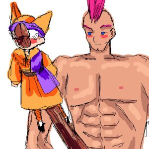 Rating: Explicit Score: 0 Tags: artist_request blush chamoro clothing dragon_quest dragon_quest_vi gay hassan hyper_penis male male_only mohawk_(hairstyle) muscular penis rule34 tagme yaoi User: bunchy7s
