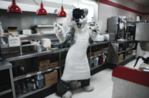 Rating: Safe Score: 0 Tags: amran amran_(character) anthro apron archived_source biped black_hair box canid canine cardboard cardboard_box chef clothed clothing coffee_pot container cooking_tongs costume detailed_background domestic_cat e621 felid feline felis floor fox fursuit grandfathered_content green_eyes hair hat headgear headwear holding_ladle holding_object holding_tool holding_utensil hybrid inside internal_wall jug kitchen kitchen_utensils ladle light_clothing looking_at_viewer male mammal metal metal_shelving mixed_media monotone_apron monotone_clothing photo_background photography_(artwork) plastic plastic_container plastic_jug real scar shelving short_hair solo standing tile tile_floor tongs tools translucent_container tray wall_(structure) white_apron white_clothing white_floor User: bunchy7s