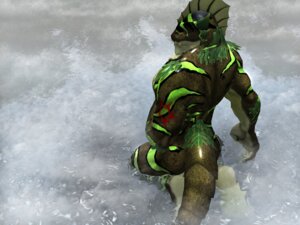 Rating: Safe Score: 0 Tags: 3d_(artwork) 4:3 anthro bear-paws biceps biped brelo_(artist) digital_media_(artwork) e621 everquest green_body green_skin horn iksar kneeling lizard looking_at_viewer male markings muscular muscular_anthro muscular_male nude red_eyes reptile scalie solo tail tattoo unktehila water wet User: bunchy7s