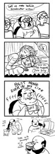 Rating: Questionable Score: 0 Tags: 4chan alien alien_humanoid binsybaby black_and_white bodily_fluids burger canid canine canis clothing comic commentary computer computer_keyboard dialogue digital_drawing_(artwork) digital_media_(artwork) disney domestic_dog e621 eating electronics english_text eyewear female feral food glasses grandmother_willow group hair hi_res human humanoid jake_sully james_cameron's_avatar male mammal monitor monochrome na'vi neytiri parody pocahontas ponytail shirt_logo solo_focus tears text tsaheylu what what_has_science_done User: bunchy7s