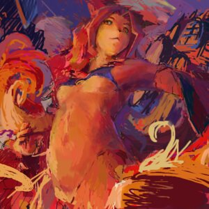 Rating: Questionable Score: 0 Tags: 1:1 anthro bikini bottomless breasts clothed clothing digital_media_(artwork) domestic_cat e621 felid feline felis female fuzisawa impressionist low_res mammal oekaki skimpy solo swimwear two-piece_swimsuit under_boob User: bunchy7s