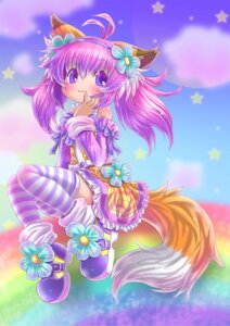 Rating: Safe Score: 0 Tags: alternative_fashion animal_humanoid canid canid_humanoid canine canine_humanoid colorful_theme detailed detailed_background dipstick_tail e621 female fox fox_humanoid hair hi_res humanoid j-fashion lolita_(fashion) looking_at_viewer mammal mammal_humanoid markings pink_eyes pink_hair renaoka solo sweet_lolita tail tail_markings toony User: bunchy7s