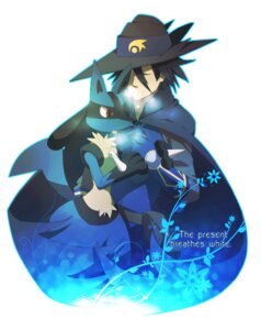 Rating: Safe Score: 0 Tags: 2009 ambiguous_anthro ambiguous_gender anthro black_body black_fur blue_body blue_fur canid canine cape clothing duo e621 english_text fur generation_4_pokemon hat headgear headwear human lucario male male_(lore) male_human mammal nintendo pokemon pokemon_(species) red_eyes simple_background sir_aaron sir_aaron's_lucario text tre_burg02 white_background y2k_(graphic_design) yellow_body yellow_fur User: bunchy7s