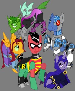 Rating: Safe Score: 0 Tags: 2012 absurd_res alpha_channel alternate_species arthropod beast_boy black_hair blue_body blue_fur boots cape cartoon_network changeling_(mlp) cloak clothing crossover cybernetics cyborg cyborg_(dc) dc_comics e621 elliotshoe equid equine feathered_wings feathers female feral footwear friendship_is_magic fur green_body green_eyes green_hair group hair hasbro hi_res horn insect_wings looking_back looking_up machine male mammal mask my_little_pony mythological_creature mythological_equine mythology orange_body orange_fur parody pegasus ponification purple_body purple_eyes purple_fur quadruped raven_(dc) red_body red_eyes red_fur robin_(dc) shoes simple_background skinsuit standing starfire_(teen_titans) style_emulation tail teen_titans teen_titans_(television_series) tight_clothing transparent_background unicorn wings User: bunchy7s