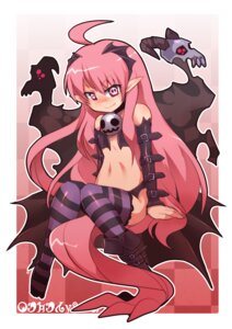 Rating: Safe Score: 0 Tags: blush clothed clothing demon e621 female humanoid humanoid_pointy_ears leather legwear not_furry pointy_ears skimpy solo stockings yasoyan User: bunchy7s