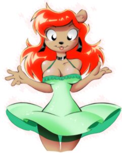 Rating: Safe Score: 0 Tags: 2005 anthro bangs bear big-e6 big_breasts biped bottomwear breasts cleavage clothed clothing digital_media_(artwork) dress e621 female glistening glistening_breasts green_clothing green_dress hair julie_bruin long_hair mammal orange_hair portrait simple_background solo standing three-quarter_portrait tiny_toon_adventures tongue translucent translucent_bottomwear translucent_clothing warner_brothers white_background User: bunchy7s