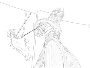 Rating: Safe Score: 0 Tags: alien anatomy attack attack_on_titan boots cape cloak clothed clothing duo e621 ecorche footwear hair hi_res long_hair male melee_weapon monochrome monster muscular nude omni-directional_mobility_gear open_mouth petresko rope sepilian shoes size_difference swinging sword teeth titan_(attack_on_titan) tongue weapon User: bunchy7s
