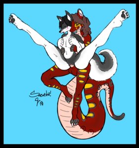 Rating: Explicit Score: 0 Tags: absurd_res andromorph andromorph/male andromorph_penetrated anthro balls black_border boa_(snake) boinae border canid canine canis clitoris domestic_dog duo e621 erection eyewear genitals glasses hi_res husky hybrid intersex intersex/male intersex_penetrated interspecies lifting male male_penetrating male_penetrating_andromorph male_penetrating_intersex mammal nordic_sled_dog nude penetration penile penile_penetration penis penis_in_vagina rainbow-boa rainbow_boa reptile scalie servo sex snake souzousha spitz spread_legs spreading vaginal vaginal_penetration vulva wolf zer0 zer0sanguine User: bunchy7s