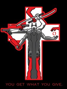 Rating: Safe Score: 0 Tags: adobe_illustrator_(artwork) ambiguous_species anthro black_background chris_goodwin cross digital_media_(artwork) directional_arrow disembodied_hand e621 english_text grey_body grey_skin group gun holding_object holding_weapon male melee_weapon muscular ranged_weapon red_body red_skin simple_background solo_focus sword text weapon User: bunchy7s