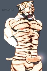 Rating: Explicit Score: 0 Tags: 2008 2:3 3d_(artwork) abs animal_genitalia anthro balls biceps big_muscles biped black_body black_fur blue_eyes bodily_fluids digital_media_(artwork) e621 erection fangs felid fur genital_fluids genitals hands_behind_back hi_res humanoid_genitalia humanoid_penis iomar leaking leucistic looking_at_viewer male mammal markings muscular muscular_anthro muscular_male nipples nude open_mouth pantherine pecs penis pink_nose pose precum sheath simple_background solo standing stripes teeth tiger tongue tongue_out whiskers white_body white_fur User: bunchy7s