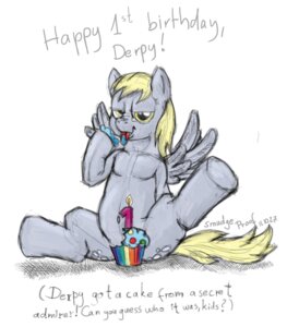 Rating: Questionable Score: 0 Tags: 2011 birthday cake candle cupcake cutie_mark derpy_hooves_(mlp) dessert digital_media_(artwork) e621 equid equine feathered_wings feathers female feral food friendship_is_magic gift grey_body grey_feathers hasbro mammal my_little_pony mythological_creature mythological_equine mythology navel pegasus quadruped smudge_proof solo suggestive tail wings User: bunchy7s Rating: Questionable Score: 0 Tags: 2011 birthday cake candle cupcake cutie_mark derpy_hooves_(mlp) dessert digital_media_(artwork) e621 equid equine feathered_wings feathers female feral food friendship_is_magic gift grey_body grey_feathers hasbro mammal my_little_pony mythological_creature mythological_equine mythology navel pegasus quadruped smudge_proof solo suggestive tail wings User: bunchy7s
