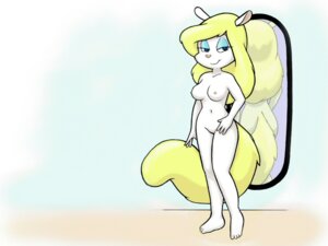 Rating: Explicit Score: 0 Tags: animaniacs anthro barefoot breasts color female female_only front_view fur furry minerva_mink mink mirror nipples otama pussy rule34 smile solo standing tagme vulva white_fur User: bunchy7s
