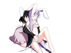 Rating: Explicit Score: 0 Tags: animal_ears bite biting black_hair blood bra breast_grab breasts bunny_ear female hand_in_another's_panties hand_in_panties highres lingerie long_hair multiple_females multiple_girls panties purple_hair reisen_udongein_inaba rule34 short_hair tewi_inaba tosikage touhou underwear yuri User: bunchy7s