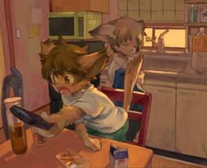 Rating: Safe Score: 0 Tags: 2007 amazing_background angry anthro appliance brown_body brown_eyes brown_fur brown_hair canid canine carton clothed clothing controller detailed detailed_background digital_media_(artwork) domestic_cat duo e621 eyes_closed faucet felid feline felis fur furniture hair inside kemono kesutofee kitchen kitchen_appliance machine male mammal microwave_oven milk morning open_mouth raised_tail remote_control restricted_palette slice_of_life standing table tail toony window y_(artist) young young_anthro young_male User: bunchy7s