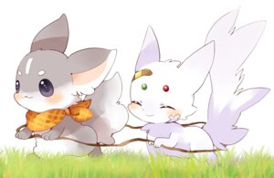 Rating: Safe Score: 0 Tags: ambiguous_gender bandage big_ears blush chest_tuft domestic_cat duo e621 eyes_closed felid feline felis feral fur grass mammal moka plant quadruped scarf simple_background tail tuft white_background User: bunchy7s