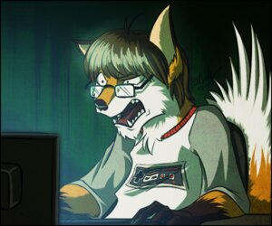 Rating: Safe Score: 0 Tags: 2011 6:5 angry angry_german_kid anthro canid canine clothing computer computer_keyboard controller dipstick_tail e621 electronics eyewear fox foxydude frustrated fur game_controller game_controller_shirt glasses male mammal markings messy_tail nes_controller nintendo nintendo_controller nintendo_entertainment_system orange_body orange_fur reaction_image retro_controller shirt shocked solo tail tail_markings tigerbeacon topwear User: bunchy7s