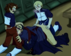 Rating: Explicit Score: 0 Tags: 3boys daddy_penetrated digimon digimon_savers gay human human_only male male/male male_only marcus_damon masaru_daimon older_penetrated rule34 satsuma_rentarou spitroast tagme thomas_h._norstein yaoi younger_dom_older_sub younger_penetrating_older User: bunchy7s