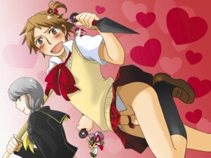 Rating: Explicit Score: 0 Tags: canon_crossdressing crossdressing femboy hanamura_yousuke male male_only megami_tensei persona persona_4 rule34 seta_souji teddie User: bunchy7s