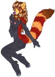 Rating: Questionable Score: 0 Tags: 2010 4_toes 5_fingers ailurid anthro biped black_body black_fur bodily_fluids breasts brown_body brown_fur brown_hair candy claws dessert e621 feet female fingers food fur hair holding_food holding_object hotpie humanoid_hands licking lollipop looking_aside looking_at_viewer mammal nipples nude orange_body orange_fur red_body red_fur red_panda saliva simple_background solo stripes tail toes tongue tongue_out white_background User: bunchy7s