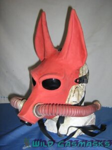 Rating: Safe Score: 0 Tags: ambiguous_gender black_eyes canid canine e621 gas_mask grandfathered_content latex mammal mask mask_transformation real red_body red_ears solo text tube wild_gasmasks User: bunchy7s