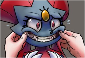 Rating: Safe Score: 0 Tags: 2012 border claws conditional_dnp confusion disembodied_hand duo e621 fangs felid female finger_fetish finger_in_mouth finger_play fingers fish_hooking forced_smile generation_4_pokemon human humor looking_at_viewer mammal nintendo pokemon pokemon_(species) red_eyes simple_background smile solo_focus spread_mouth teckworks teeth weavile white_border User: bunchy7s