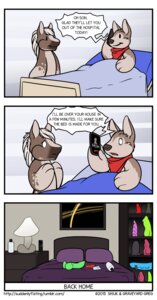 Rating: Explicit Score: 0 Tags: 2013 anthro bed canid canine cellphone comic condom dialogue dildo duo e621 electronics empty_eyes english_text equid equine furniture hi_res horse hospital humor joke lol_comments lube male mammal open_mouth phone sex_toy sexual_barrier_device shiuk smile speech_bubble text true_story url white_eyes User: bunchy7s