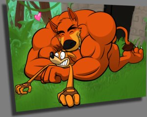 Rating: Questionable Score: 0 Tags: activision alpha_channel anthro backless_gloves bandicoot biceps big_muscles claws clothing crash_bandicoot crash_bandicoot_(series) cuddling dasyuromorph duo e621 eyes_closed fangs fingerless_gloves forest gloves handwear heart_symbol hug jungle larger_male male male/male mammal marsupial muscular muscular_male nude outside pecs plant recently_extinct_species rubberskunktoo size_difference smaller_male teeth thylacine tiny_tiger tree User: bunchy7s