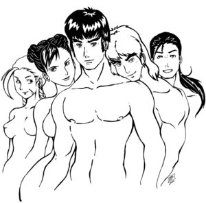 Rating: Explicit Score: 0 Tags: 2girls 3boys alissontorreao breasts cammy_white chun-li dan_hibiki female human ken_masters long_hair looking_at_viewer male monochrome multiple_males navel nipples rule34 ryu_(street_fighter) short_hair smile street_fighter text topless User: bunchy7s