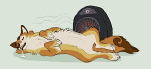 Rating: Safe Score: 0 Tags: abstract_background ambiguous_gender bodily_fluids canid canine digitigrade drooling e621 electric_fan eyes_closed fan_heater feral fox katie_hofgard low_res lying mammal quadruped relaxing saliva simple_background sleeping solo space_heater tail User: bunchy7s