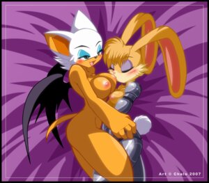 Rating: Questionable Score: 0 Tags: 2007 anthro archie_comics bat bed blue_eyes blue_eyeshadow blush breast_play breast_suck breasts brown_body brown_fur brown_hair bunnie_rabbot chalo cybernetics cyborg duo e621 erect_nipples eyes_closed eyeshadow female female/female fur furniture green_eyes hair half-closed_eyes inside lagomorph long_ears lying machine makeup mammal membrane_(anatomy) membranous_wings narrowed_eyes nipples nude on_bed on_side purple_eyeshadow rouge_the_bat sega small_breasts sonic_the_hedgehog_(archie) sonic_the_hedgehog_(comics) sonic_the_hedgehog_(series) sucking white_hair wings User: bunchy7s
