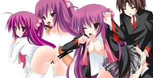 Rating: Explicit Score: 0 Tags: bar_censor blush breasts brown_eyes brown_hair censored closed_eyes cum fellatio female futaki_kanata hair_ornament kuwashima_rein little_busters! long_hair male naoe_riki nipples oral penis pink_hair plaid plaid_skirt ponytail purple_hair pussy rule34 saigusa_haruka school_uniform sex side_ponytail skirt straight tartan thighhighs tied_hair User: bunchy7s