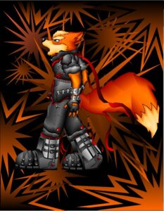 Rating: Safe Score: 0 Tags: abstract_background anthro black_nose boots canid canine clothed clothing dipstick_tail e621 ear_piercing fingerless_gloves fluffy fluffy_tail footwear fox fox_mccloud fully_clothed fur gloves handwear male mammal markings multicolored_tail nintendo open_mouth orange_body orange_fur piercing rolled_up_sleeves shoes side_view simple_background solo star_fox tail tail_markings tan_tail_tip unknown_artist walking User: bunchy7s