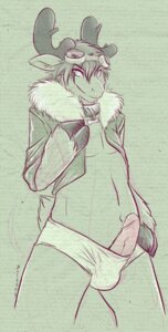 Rating: Explicit Score: 0 Tags: anthro antlers bottomless clothed clothing collar deer e621 erection eyewear genitals goggles hooves horn humanoid_genitalia humanoid_penis looking_at_viewer male mammal new_world_deer open_clothing open_shirt open_topwear penis penis_poking_out reindeer shirt solo sukebepanda topwear User: bunchy7s