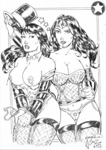 Rating: Explicit Score: 0 Tags: 2010 2girls artist_name big_breasts bound bound_wrists breasts clothed dc dc_comics duo female female_only gloves hat holding_hat holding_object human jardel_cruz looking_aside looking_at_another medium_hair monochrome nipples panties rope rule34 saliva standing straight_hair tagme top_hat wonder_woman wonder_woman_(series) zatanna User: bunchy7s