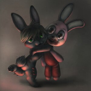 Rating: Safe Score: 0 Tags: 1:1 anthro blood bodily_fluids duo e621 female green_eyes hug konami lagomorph leporid looking_at_viewer mammal plushie rabbit robbie_the_rabbit silent_hill silverfox5213 User: bunchy7s