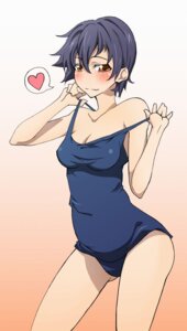 Rating: Explicit Score: 0 Tags: blush female heart kanbaru_suruga monogatari_(series) one-piece_swimsuit pointy_chin rule34 school_swimsuit short_hair solo standing strap_pull swimsuit tomboy touryou very_short_hair User: bunchy7s Rating: Explicit Score: 0 Tags: blush female heart kanbaru_suruga monogatari_(series) one-piece_swimsuit pointy_chin rule34 school_swimsuit short_hair solo standing strap_pull swimsuit tomboy touryou very_short_hair User: bunchy7s