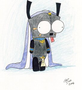 Rating: Safe Score: 0 Tags: afnet_(clothing) anthro anubian_jackal anubis canid canine canis chris_sutor clothing costume crayon_(artwork) deity e621 egyptian egyptian_clothing egyptian_headdress egyptian_mythology fursuit gir_(invader_zim) headdress headgear headwear invader_zim jackal male mammal middle_eastern_mythology mixed_media mythology nickelodeon pen_(artwork) solo style_emulation toony traditional_media_(artwork) User: bunchy7s