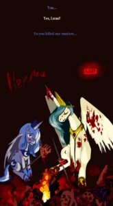 Rating: Questionable Score: 0 Tags: armor blood blood_splatter blood_writing blue_body blue_feathers bodily_fluids corpse crown cutie_mark death duo e621 english_text equid equine feathered_wings feathers female feral fire friendship_is_magic gore hair hasbro headgear horn human jaw male mammal melee_weapon multicolored_hair multiple_deaths my_little_pony mythological_creature mythological_equine mythology polearm princess_celestia_(mlp) princess_luna_(mlp) purple_eyes purple_hair rainbow_hair sign spear text unknown_artist warning weapon white_body white_feathers winged_unicorn wings User: bunchy7s Rating: Questionable Score: 0 Tags: armor blood blood_splatter blood_writing blue_body blue_feathers bodily_fluids corpse crown cutie_mark death duo e621 english_text equid equine feathered_wings feathers female feral fire friendship_is_magic gore hair hasbro headgear horn human jaw male mammal melee_weapon multicolored_hair multiple_deaths my_little_pony mythological_creature mythological_equine mythology polearm princess_celestia_(mlp) princess_luna_(mlp) purple_eyes purple_hair rainbow_hair sign spear text unknown_artist warning weapon white_body white_feathers winged_unicorn wings User: bunchy7s