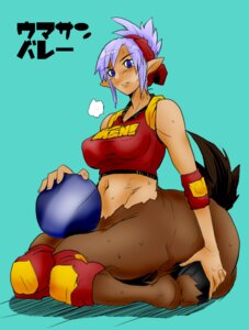 Rating: Questionable Score: 0 Tags: adriky1012 artist_collaboration ball breasts centaur clothed clothing e621 elbow_pads equid equid_taur european_mythology female greek_mythology hair heriyama holding_ball holding_object hooves humanoid_pointy_ears humanoid_taur knee_pads mammal mammal_taur midriff monster_girl_(genre) mythology navel nipple_outline pointy_ears quadruped solo sport taur User: bunchy7s