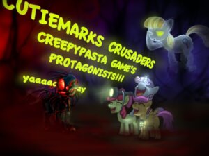 Rating: Safe Score: 0 Tags: 4:3 annoyed apple_bloom_(mlp) being_watched challenge_accepted creepy cutie_mark_crusaders_(mlp) detailed_background dialogue disappointed e621 earth_pony english_text enthusiastic equid equine facepalm feathered_wings feathers female feral flashlight flying friendship_is_magic ghost group happy hasbro horn horse looking_at_another magnifying_glass mammal meme misnomer my_little_pony mythological_creature mythological_equine mythology orange_body orange_feathers pegasus pony quadruped ruby_(mlp) scootaloo_(mlp) screaming smile spirit story_of_the_blanks sweetie_belle_(mlp) tail text toony undead unicorn unknown_artist wings yelling young young_feral zombie User: bunchy7s