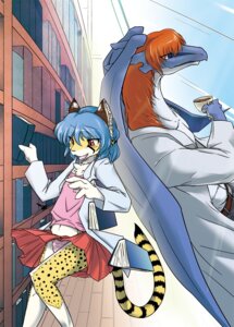Rating: Questionable Score: 0 Tags: 2011 anthro beverage blue_hair book bottomwear bulge cheetah clothed clothing coffee crossdressing dragon duo e621 felid feline femboy food fur hair japanese_description kemono leon_(urekemo_lala) library male mammal mythological_creature mythological_scalie mythology orange_hair roy_(urekemo_lala) scalie skirt tail tail_under_skirt urekemo User: bunchy7s